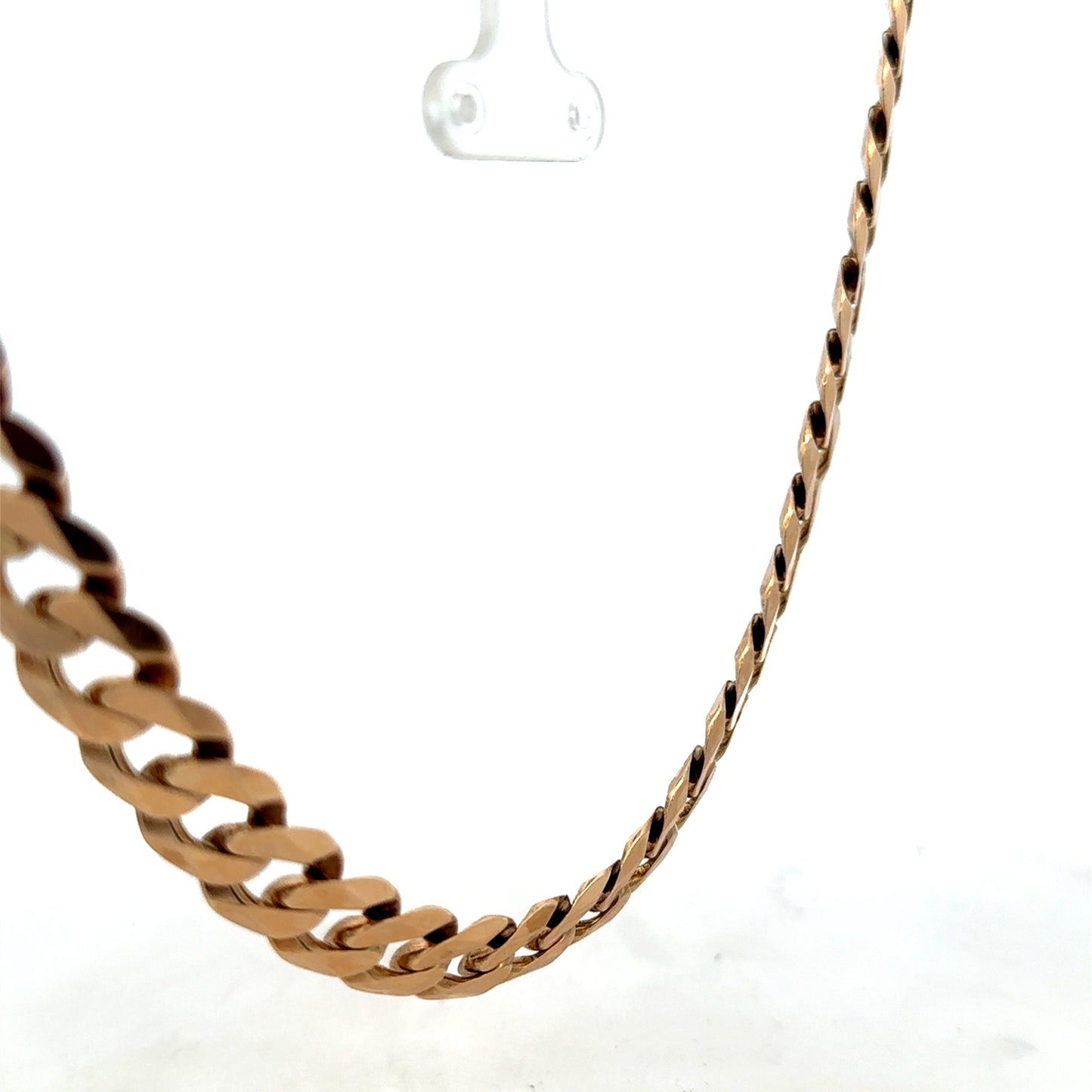 9ct yellow gold curb chain 98.4g (sh25730l)