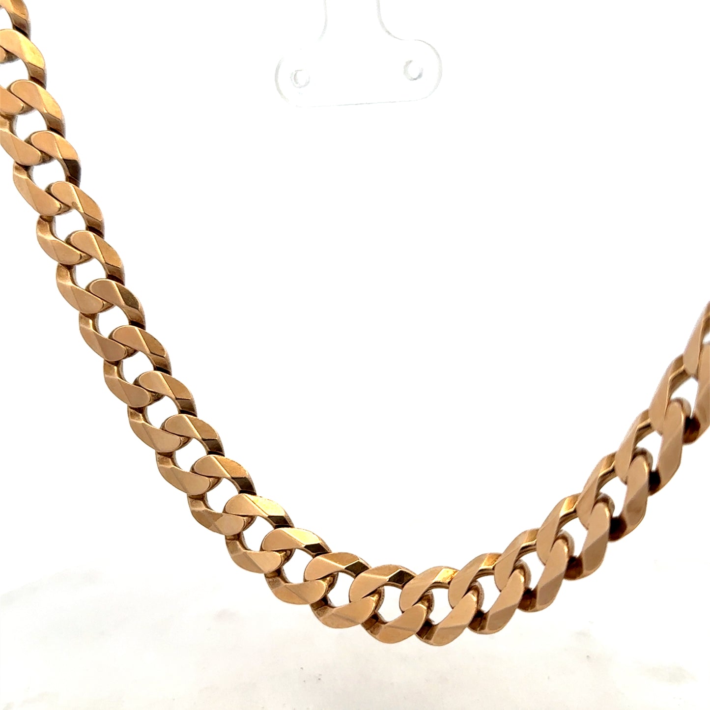 9ct yellow gold curb chain 98.4g (sh25730l)