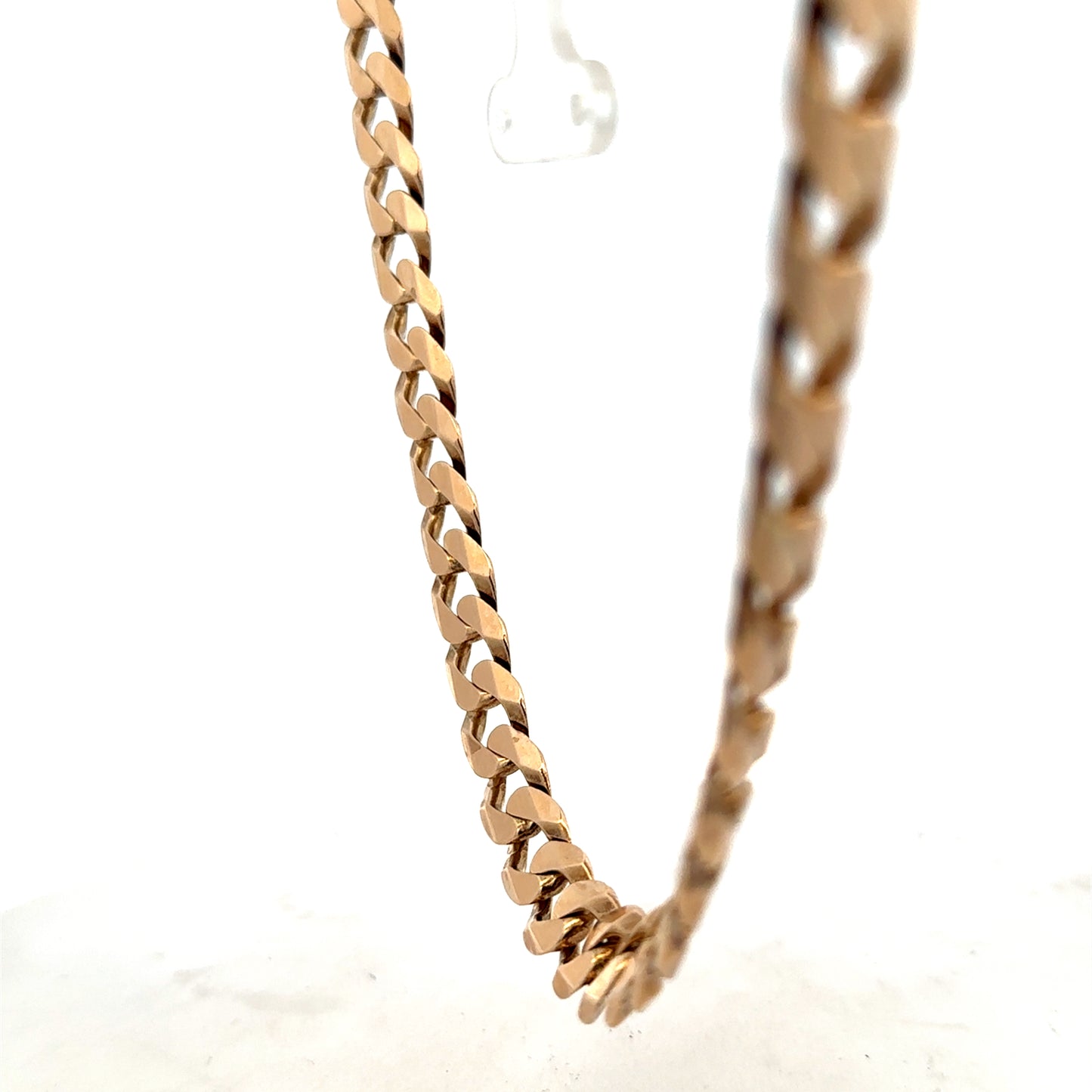 9ct yellow gold curb chain 98.4g (sh25730l)