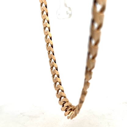 9ct yellow gold curb chain 98.4g (sh25730l)