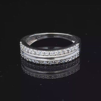 9ct white gold diamond ring sh25598l