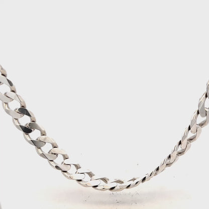 Silver curb chain 91.8g (sh26373b)