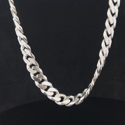 Silver curb chain 109.9g (sh26532b)