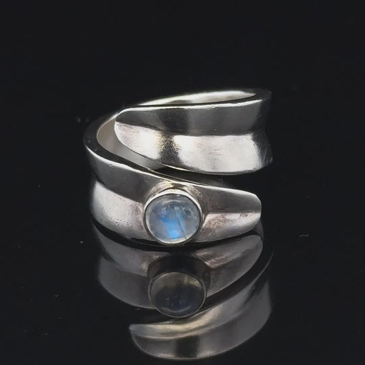 Silver ring size R (sh26616b)