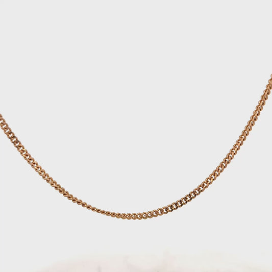 9ct yellow gold chain 12.7g (sh24962l)
