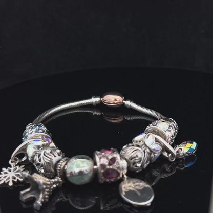 925 silver Chamilia charm bracelet sh25621b