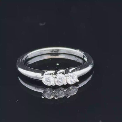 18ct white gold diamond ring sh26659b
