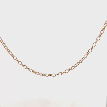 9ct yellow gold belcher chain 11.1g (sh26252b)