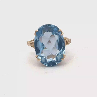 9ct yellow gold ring sh26860b