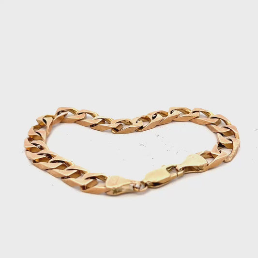 9ct yellow gold bracelet 22.4g