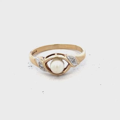 9ct yellow gold ring size K1/2 (sh26647b)