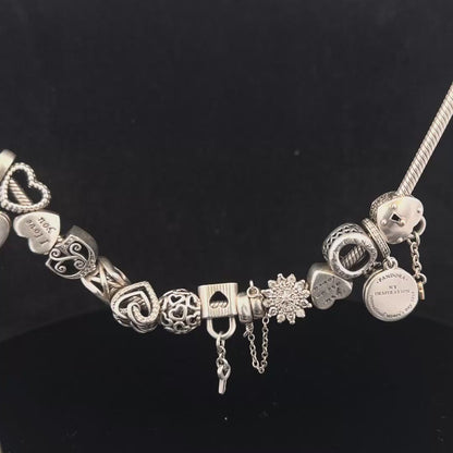 Pandora charm necklace 20 inches bb1954b