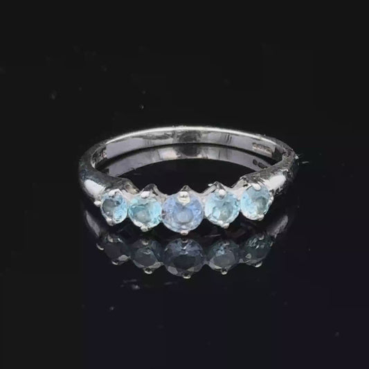 9ct white gold ring size N (sh27400b)