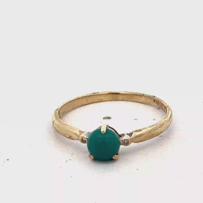 9ct yellow gold ring size S (sh25592l)