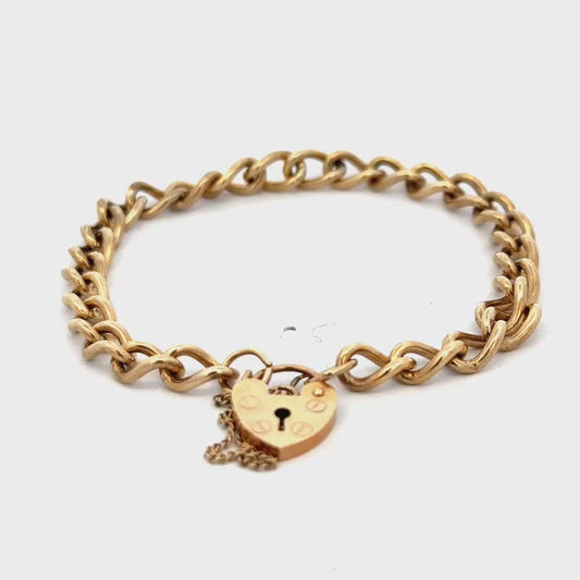 9ct yellow gold bracelet 13.2g (bb1969b)