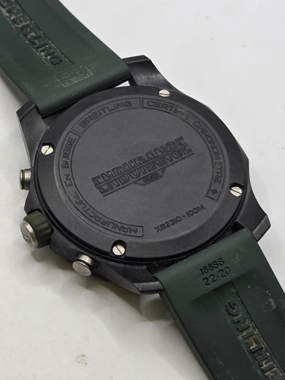 Breitling Endurance Pro 44 – Khaki Green / Black (Ref. X82310D31B1S1) (sh27648b)