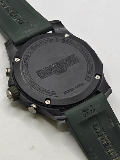 Breitling Endurance Pro 44 – Khaki Green / Black (Ref. X82310D31B1S1) (sh27648b)