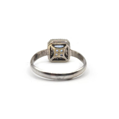 14ct diamond halo style ring with 1.10 CRT diamonds, featuring a sparkling central design and elegant band.