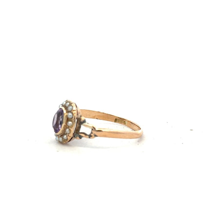 14ct yellow gold ring in size T with a smooth band, unbranded, featuring a classic and elegant design.