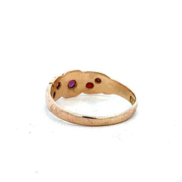 15ct yellow gold ring in size L 1/2, unbranded, featuring a smooth band and elegant design.