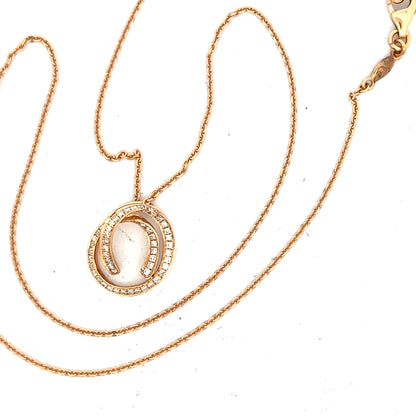 18ct gold chain with diamond pendant, unbranded jewelry, featuring a delicate chain and sparkling diamond accent.