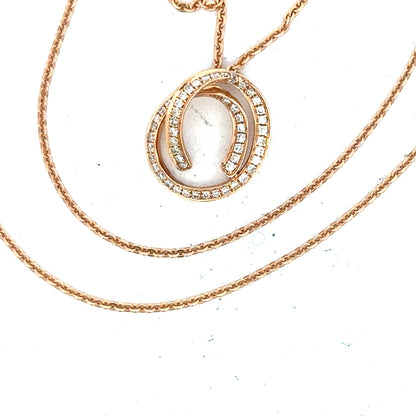 18ct gold chain with diamond pendant, unbranded, featuring a delicate design and sparkling diamond accent.