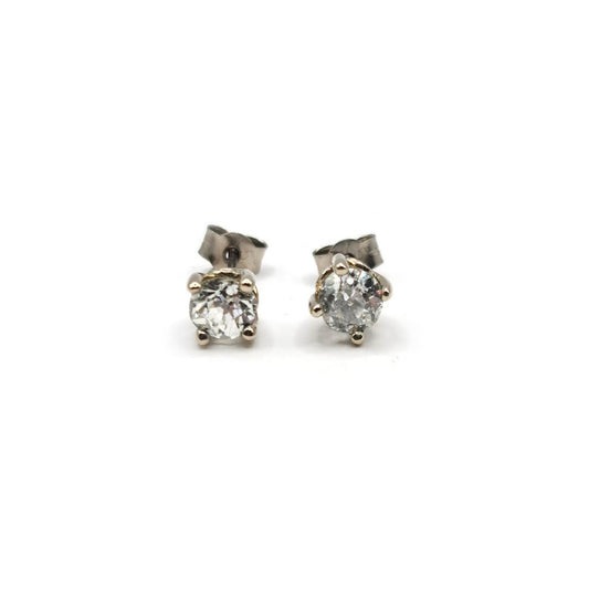 Elegant 18ct white gold diamond earrings with 1.17 carats of sparkling diamonds, showcasing a timeless jewelry design.