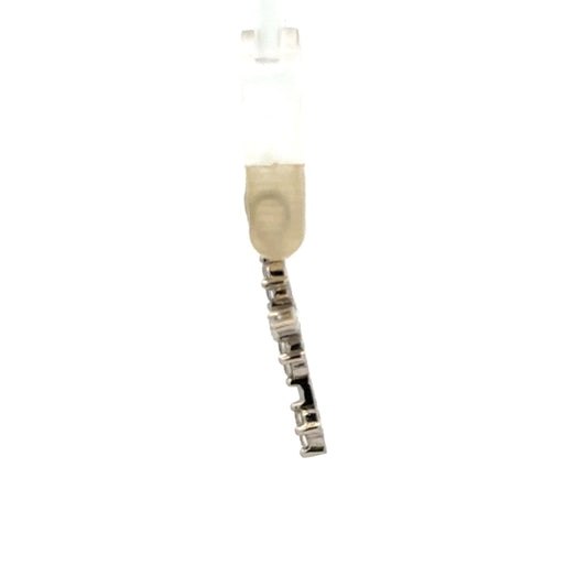 18ct white gold diamond cross pendant, unbranded, featuring sparkling diamonds, weight 0.8g, elegant jewelry accessory.