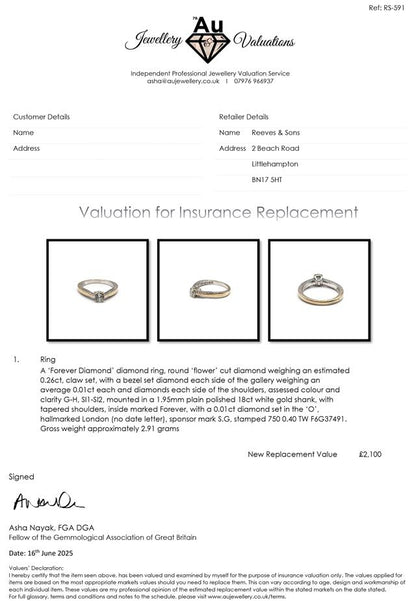 18ct white gold diamond ring featuring sparkling diamonds, elegant design, unbranded jewelry for special occasions.