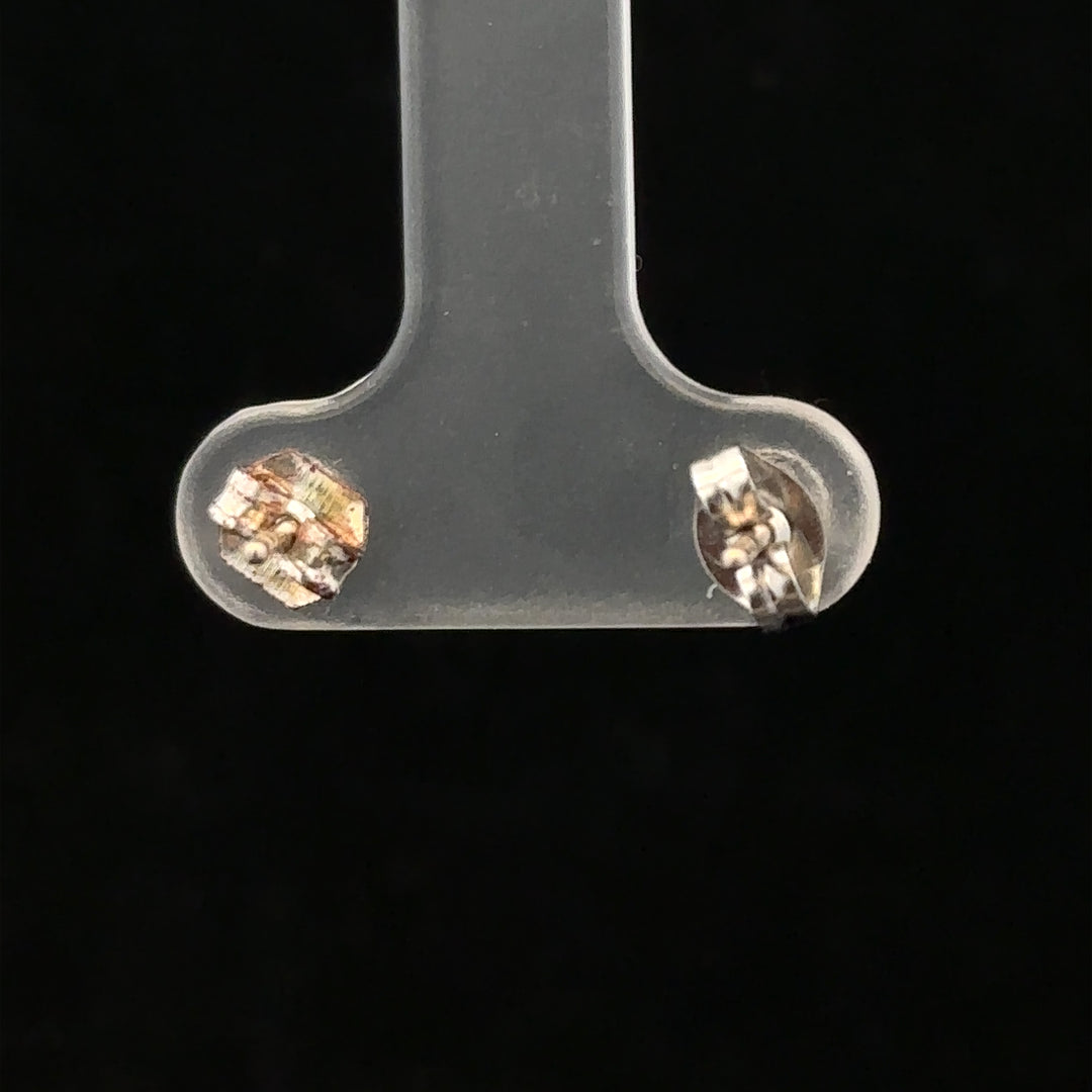 18ct white gold diamond stud earrings with 0.40 carat total weight, featuring sparkling diamonds and a classic design.