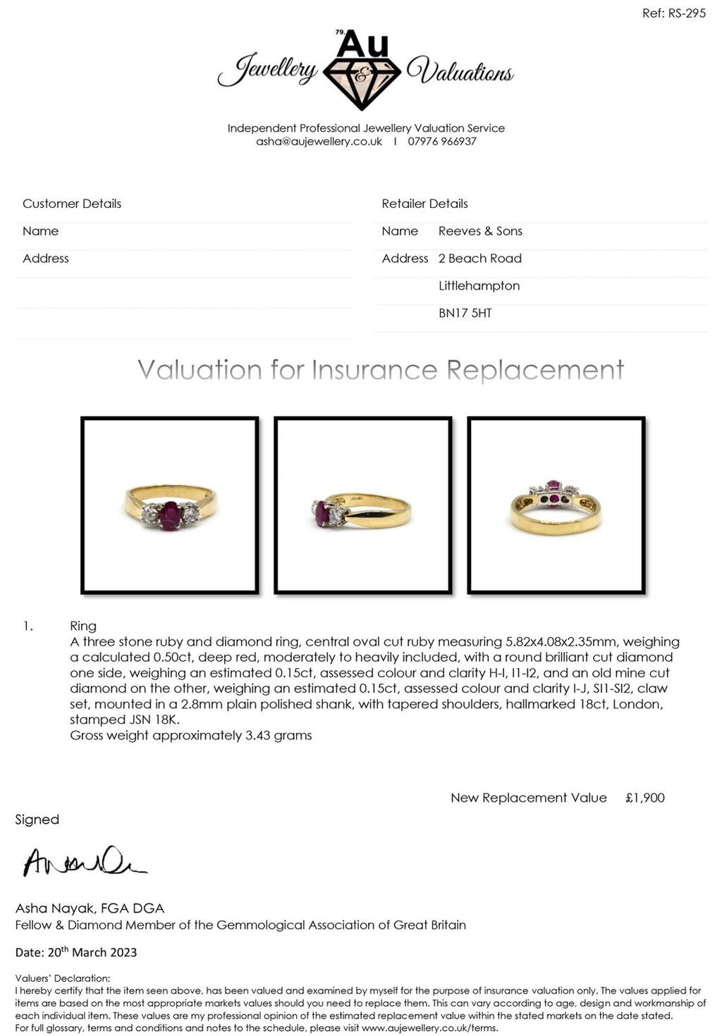 18ct yellow gold ring with a half-carat ruby and 0.30-carat diamonds, featuring a elegant design by an unbranded jewelry brand.