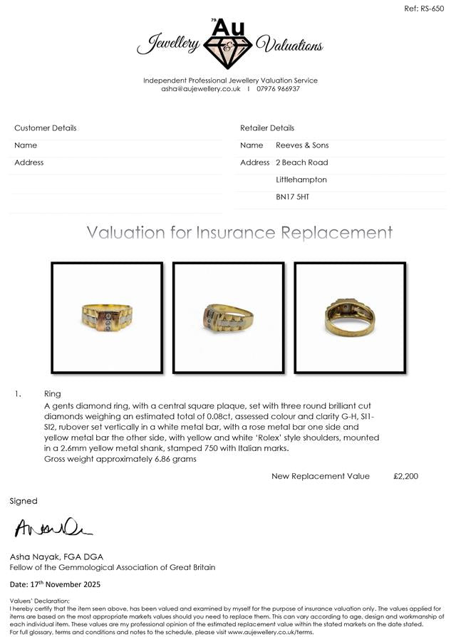 18ct yellow gold diamond ring with sparkling diamonds, showcasing elegant design and craftsmanship.