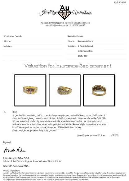 18ct yellow gold diamond ring with sparkling diamonds, showcasing elegant design and craftsmanship.