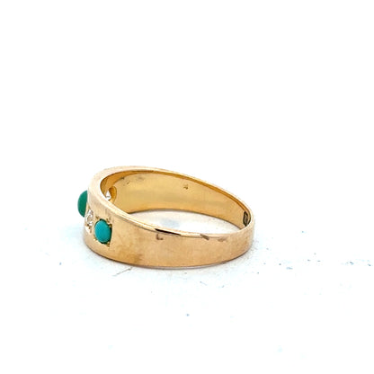 18ct yellow gold diamond ring in size K with sparkling diamonds, showcasing elegant jewelry design.