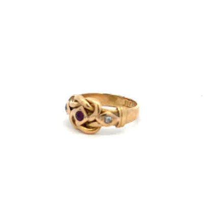 18ct yellow gold diamond ring in size M with sparkling diamonds, unbranded, elegant jewelry for special occasions.