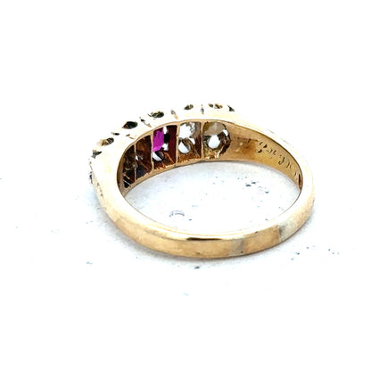 18ct yellow gold diamond ring in size N1/2, featuring a sparkling central diamond on a classic band.