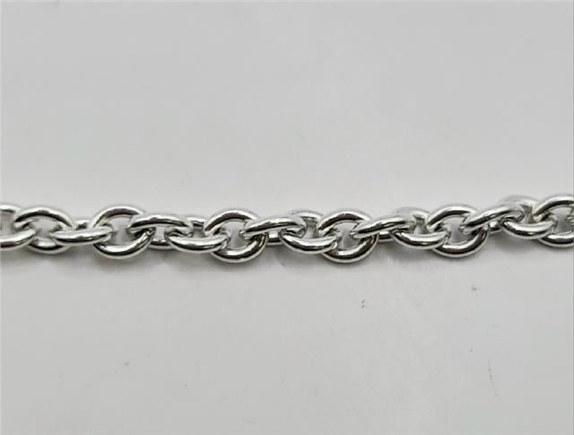 Unbranded 925 silver heart chain, 16cm length, 37.9g, featuring a delicate heart pendant on a shiny silver chain.