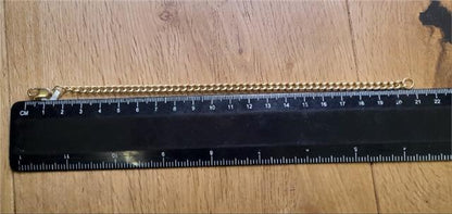 9ct gold bracelet, unbranded, 12.6g weight, 21cm length, displayed on a neutral background