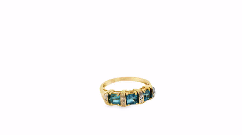 9ct gold ring in size L1/2 with a smooth band, unbranded, showcasing a polished finish and elegant design.