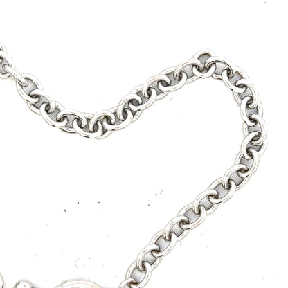 9ct white gold diamond bracelet with sparkling stones, weighing 5.4g, featuring a sleek and elegant design.