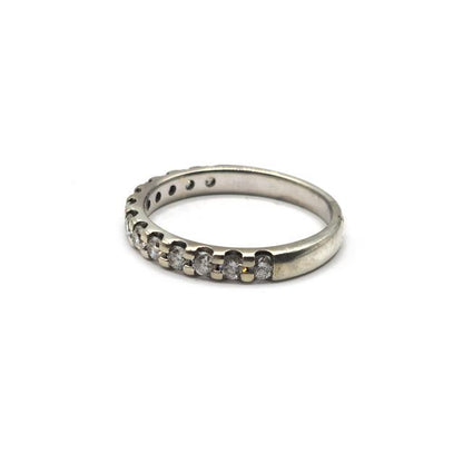 9ct white gold diamond ring showcasing sparkling diamonds and elegant design, perfect for special occasions.