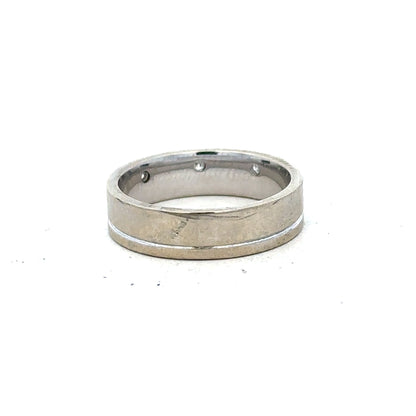 9ct white gold diamond ring size K1/2 with sparkling diamonds, showcasing elegant design and fine craftsmanship.