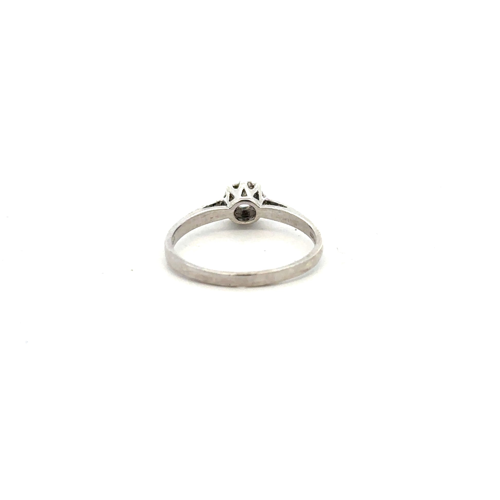 9ct white gold diamond ring in size N with sparkling diamonds, unbranded jewelry showcasing elegant craftsmanship.