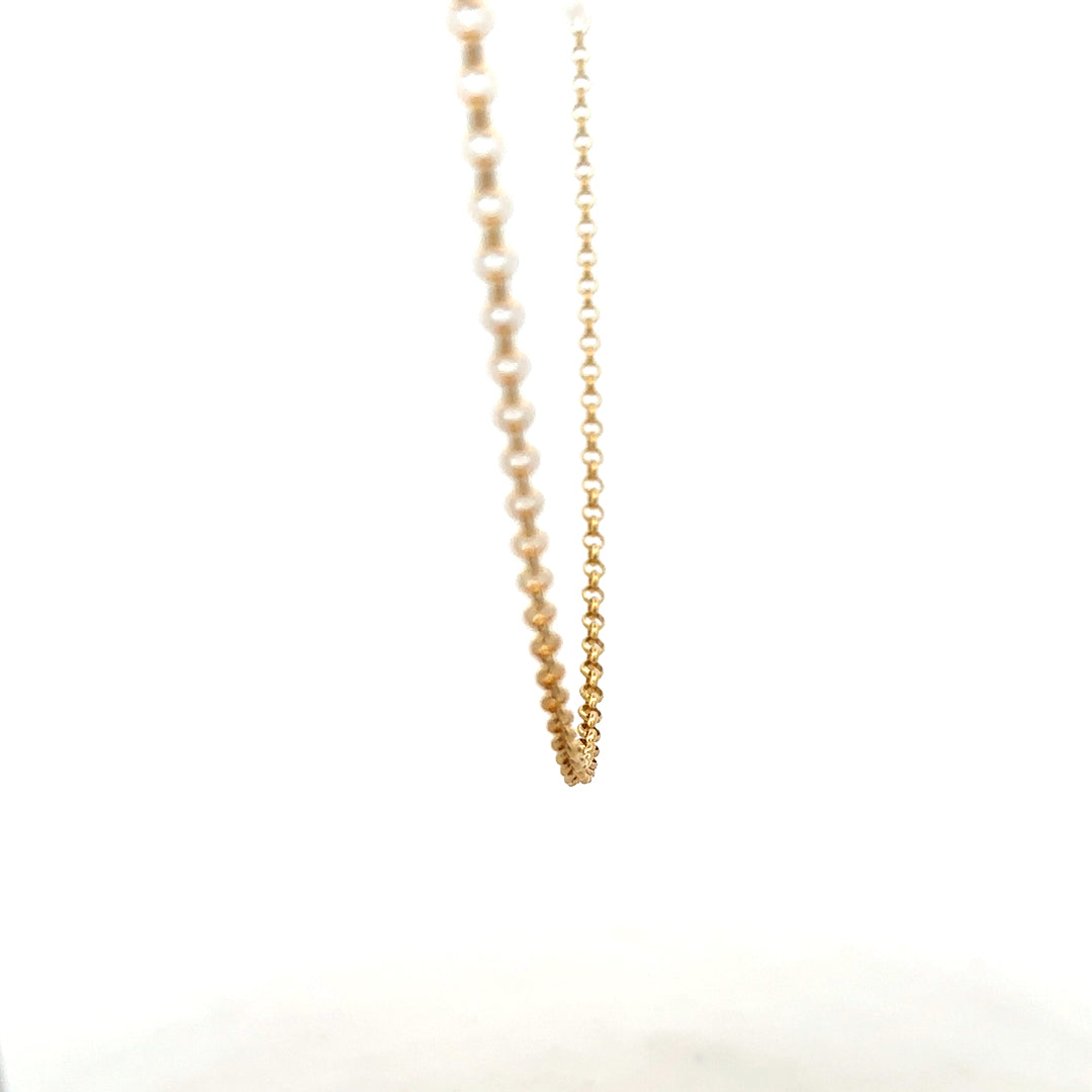 9ct yellow gold belcher chain, unbranded, with a polished finish, weighing 5.2g, displayed against a neutral background.