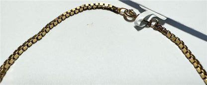 9ct yellow gold bracelet weighing 3.7g, unbranded jewelry accessory with a sleek, polished finish.