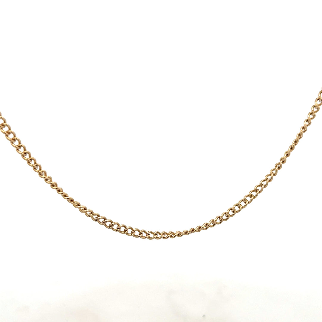 9ct yellow gold chain weighing 10.9g, unbranded, with a classic link design, shown against a neutral background.