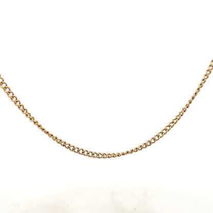 9ct yellow gold chain weighing 10.9g, unbranded, with a classic link design, shown against a neutral background.