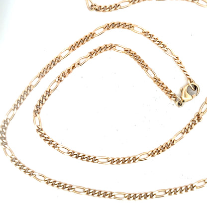 9ct yellow gold chain weighing 11.6g, featuring a detailed link design, unbranded jewelry for everyday wear