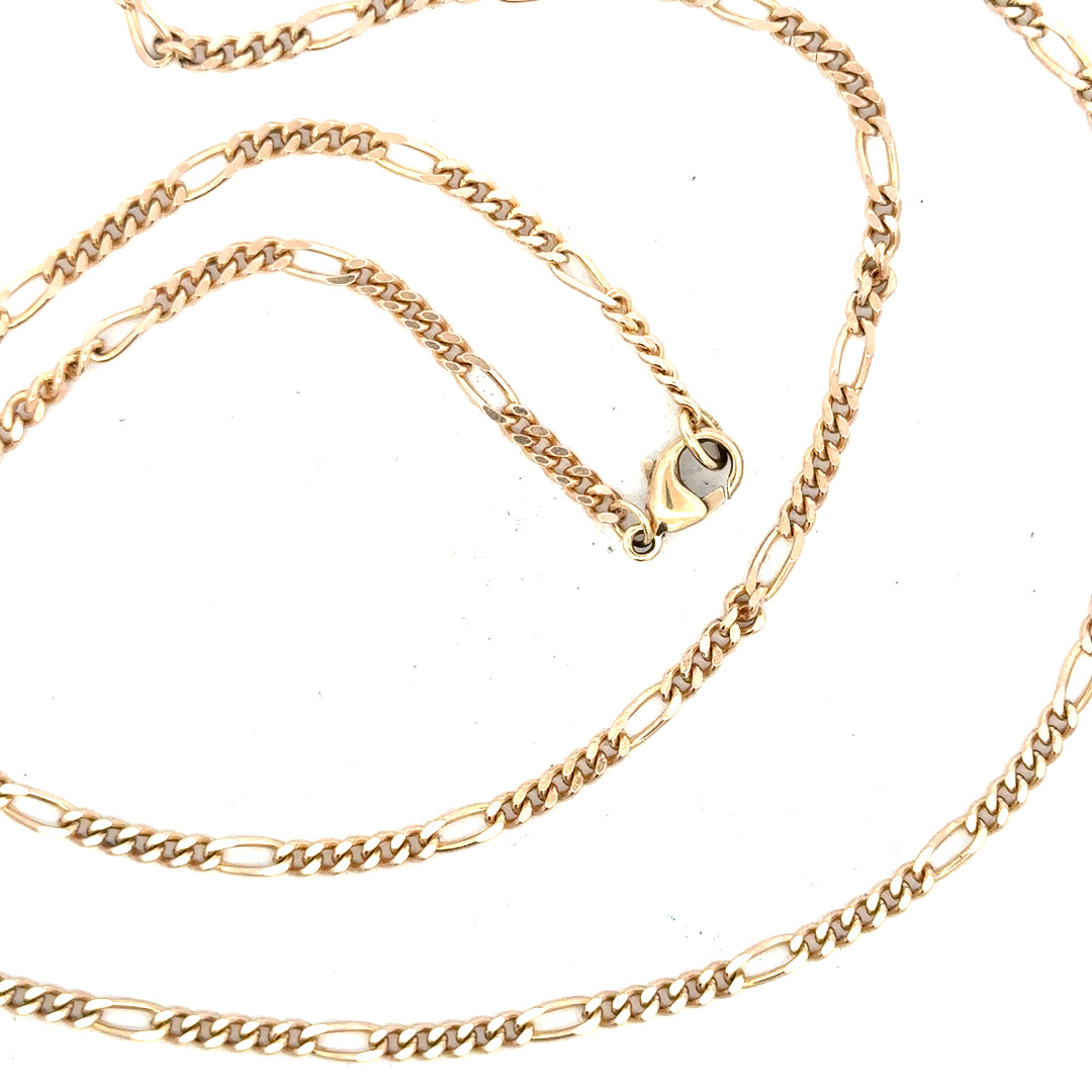 9ct yellow gold chain weighing 11.6g, unbranded jewelry accessory with a classic chain design, shown in the image.