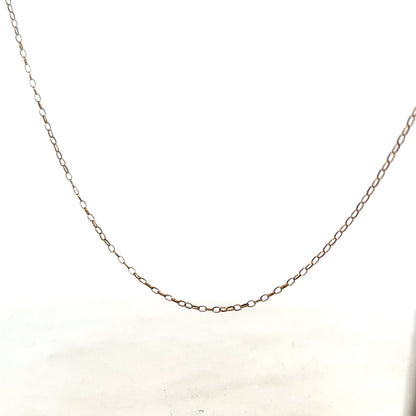 9ct yellow gold chain with 1g weight, unbranded, featuring a classic link design perfect for everyday wear.